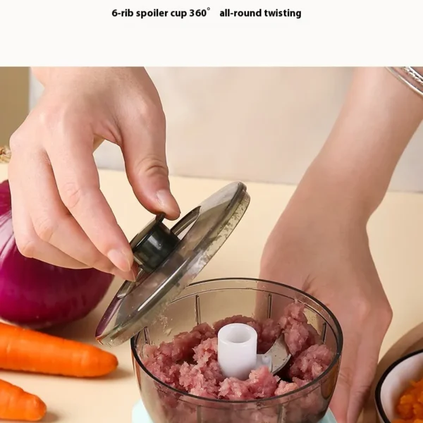 Mini Electric Food Processor – Small Multi‑Function Meat Grinder & Vegetable Chopper