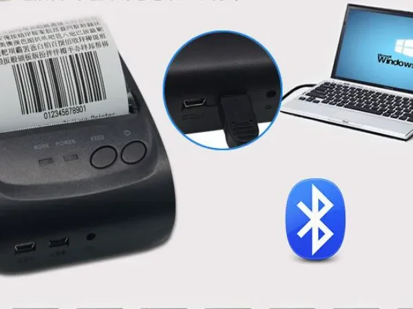 Portable Bluetooth Thermal Printer Wireless Mini Pocket Printer