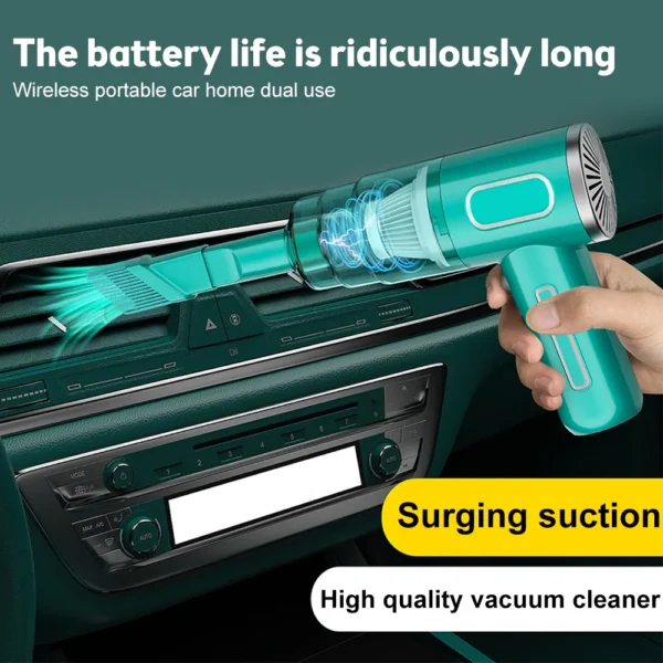 Home & Car Handheld Portable Vacuum Cleaner High Power Mini Dust Cleaner