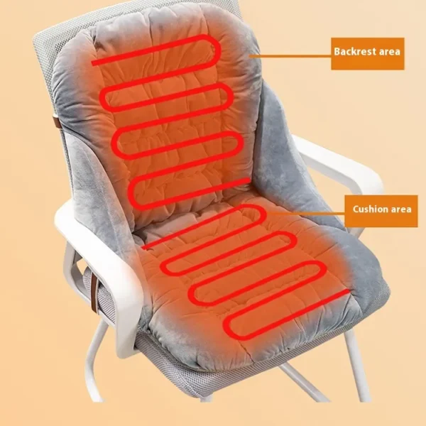 Plug-in Electric Heating Cushion – Thickened Heated Seat Cushion for Office Chair, Home & Winter Comfort with Fast Heating
