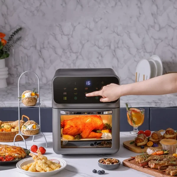 Visual Intelligent Automatic Air Fryer – Smart Digital Oil-Free Air Fryer with Viewing Window | 8L Large Capacity
