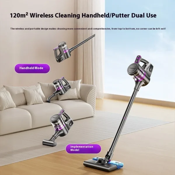 Cordless Wet Dry Vacuum Mop – Wireless Handheld Vacuum & Floor Cleaner for Hardwood, Tile & Laminate Floors