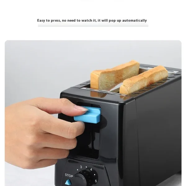 2-in-1 Toaster Sandwich Breakfast Bread Maker – Non-Stick Electric Sandwich Grill & Breakfast Maker