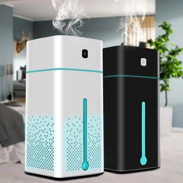 2-in-1 Air Purifier Humidifier – Portable HEPA Air Cleaner & Cool Mist Humidifier for Home, Bedroom & Office