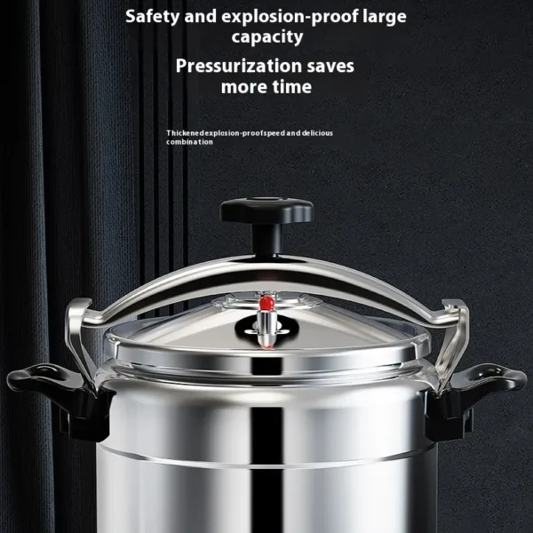 Large Capacity Explosion-Proof Pressure Cooker – Heavy-Duty Stainless Steel Pressure Cooker for Gas Stove (8L)