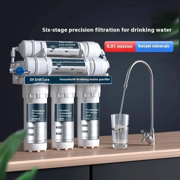 Kitchen Faucet Water Filter – Tap Water Purifier with Multi-Stage Filtration for Clean & Great-Tasting Drinking Water