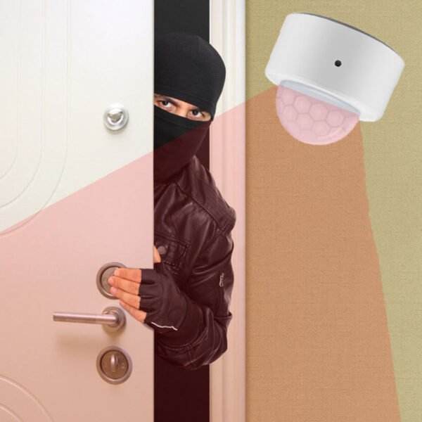 Smart PIR Human Motion Sensor – Wireless Motion Detector for Smart Home Security, Graffiti & Intrusion Alerts