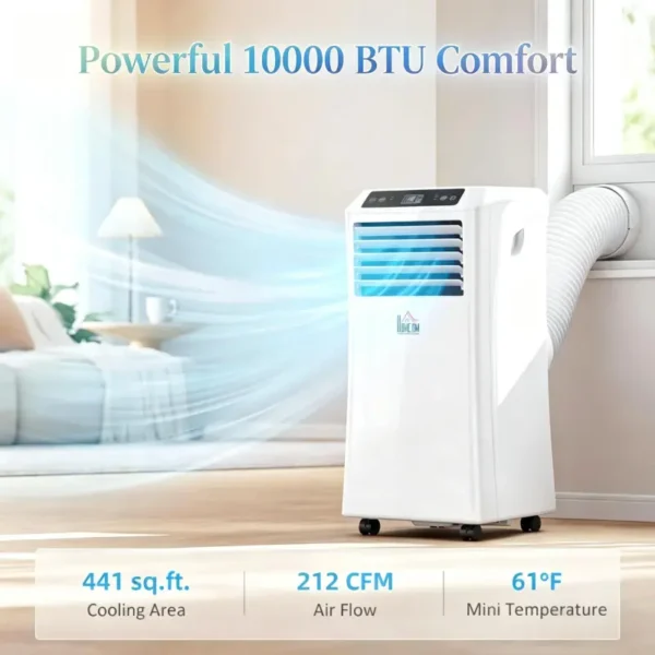 Portable Air Conditioner – Compact Mobile AC Unit with Cooling, Fan & Dehumidifier for Bedroom, Office & Small Rooms