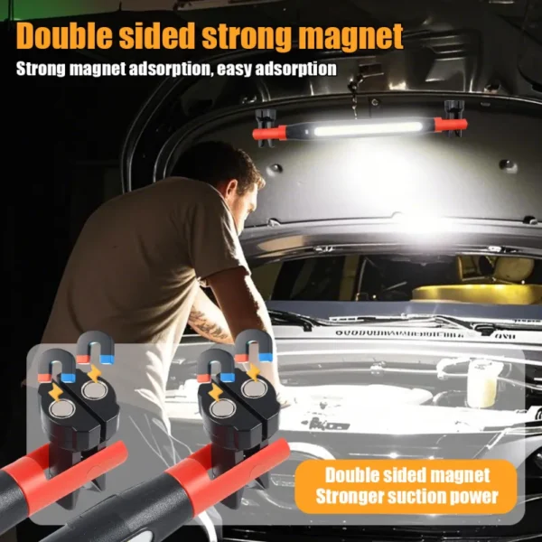 Rechargeable LED Car Repair Work Light – Portable Magnetic Work Lamp for Garage, Workshop & Automotive Maintenance