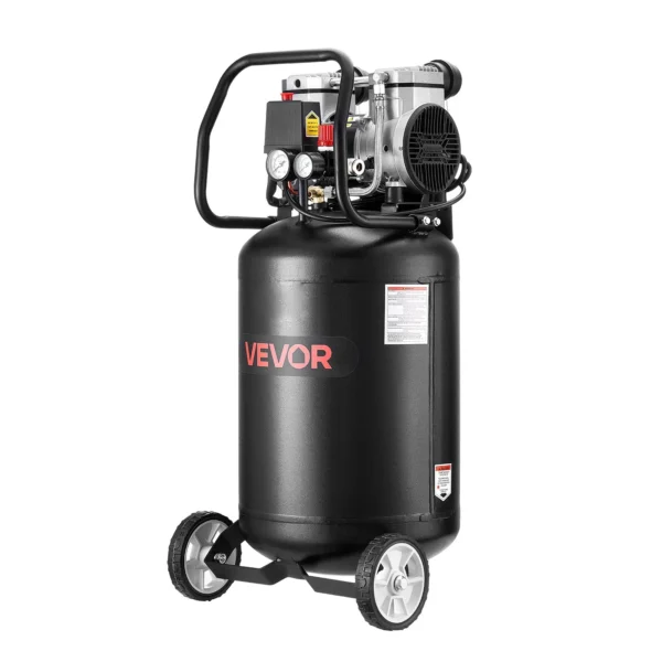 10-Gallon 2HP Portable Air Compressor – Oil-Free 120V Compressor with 4.8 SCFM @ 90 PSI & 125 PSI Max
