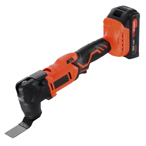 20V Cordless Oscillating Multi-Tool Kit – 6-Speed Variable Control, 8,500–17,000 OPM with 2.0Ah Battery & 12-Piece Accessories
