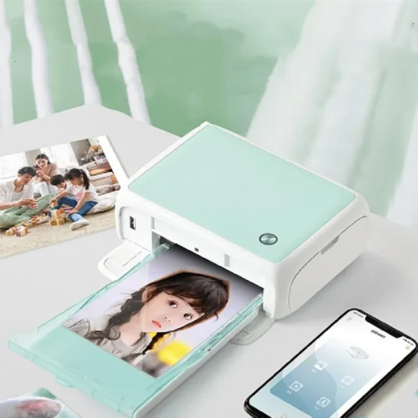 Color Mobile Phone Photo Printer – Portable Wireless Mini Printer for Smartphone Photos