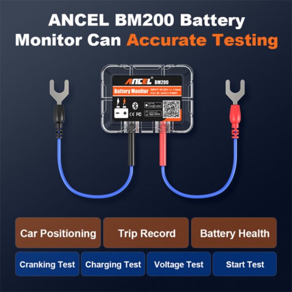 12V Car Battery Analyzer – Digital Automotive Battery Testing Tool