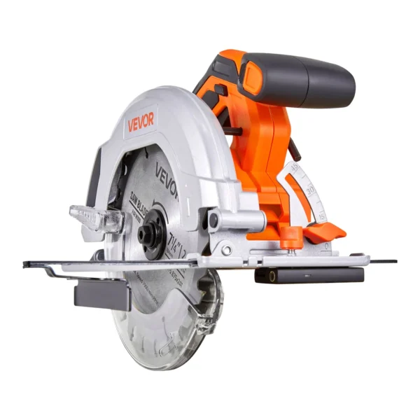7-1/4" Cordless Circular Saw – Brushless Electric Wood Cutting Saw with 5,000 RPM, 45° Bevel & LED Light