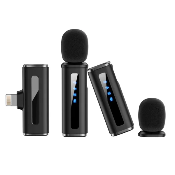 Wireless Network Clamp Microphone – Noise-Reduction Wireless Microphone for Meetings, Presentations & Recording