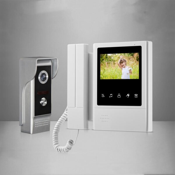 Color Video Intercom Villa Doorbell – Smart Outdoor Video Doorbell with Two-Way Audio & Visitor Monitoring
