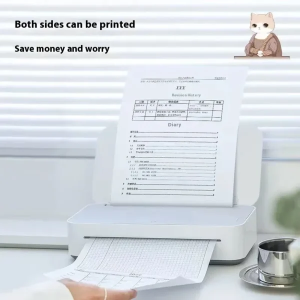 Smart Mini Learning Printer – Compact Wireless Educational Printer for Home, Kids & Study