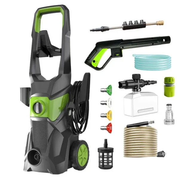 High Pressure Washer Spray Gun & Jet Lance with 10M Hose Kit – Car, Patio & Outdoor Cleaning