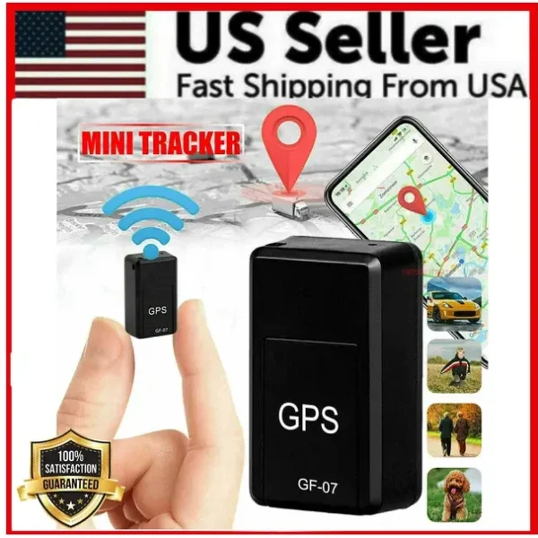Mini Magnetic GPS Vehicle Tracker – Real-Time Car & Truck Locator with GSM/GPRS