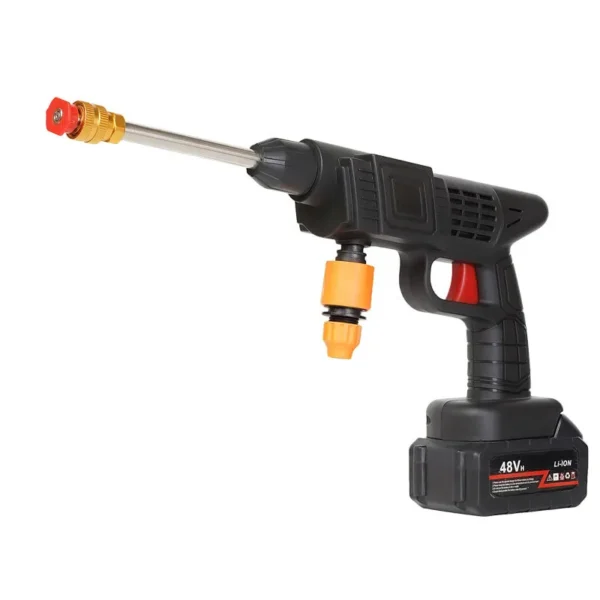 Cordless High Pressure Power Washer – Rechargeable Portable Car Wash Spray Gun with Lithium-Ion Battery