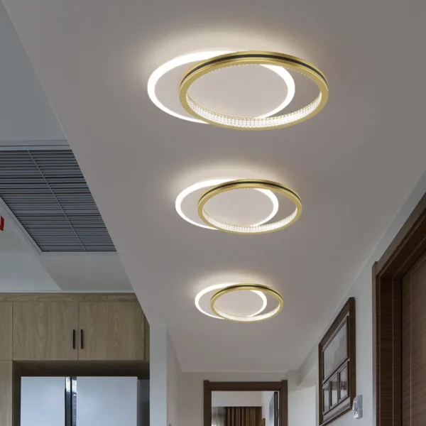 Modern LED Ceiling Light – Minimalist Flush Mount Lamp for Bedroom, Hallway & Aisle
