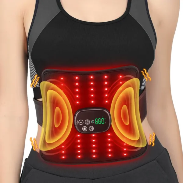 Red Light Therapy Mat with Vibration Massage – Rechargeable Home Relaxation Pad