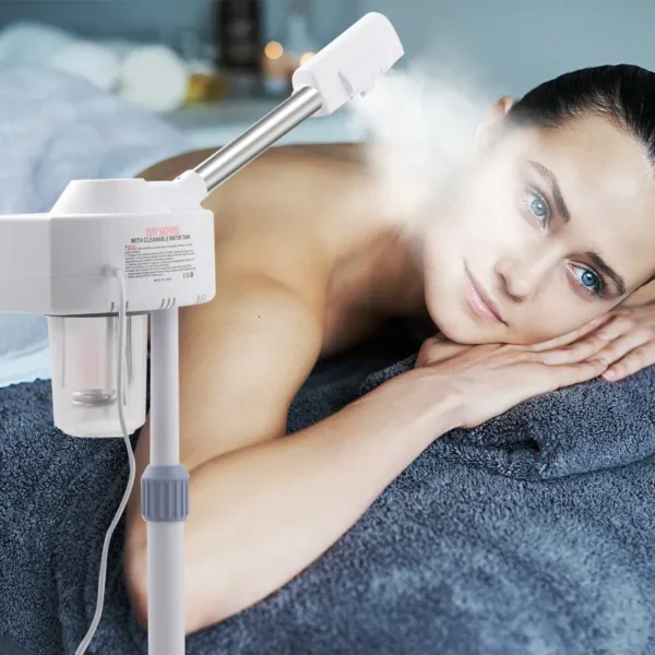 Professional Touchscreen Facial Steamer – Aromatherapy Face Spa Mist Machine for Home & Beauty Salon
