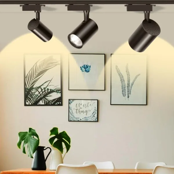 Modern LED Track Spotlight – Adjustable Directional Ceiling Lighting for Home, Retail & Commercial Spaces